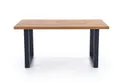 Кухонний стіл HALMAR PEREZ 160-250x90 см чорний, дуб фото thumb №17