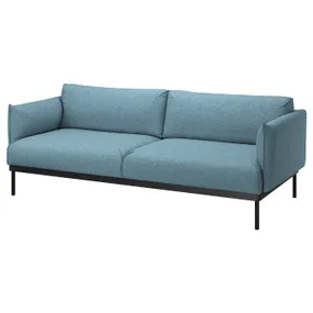 IKEA ÄPPLARYD ЭППЛАРЮД, 3-местный диван, Окрашенный в светло-голубой цвет 505.750.81 фото