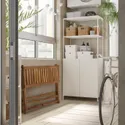 IKEA NÄMMARÖ НЕММАРЕ, складаний стіл, Світло-коричнева пляма, 108x37 см 105.866.99 фото thumb №4