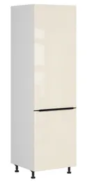 BRW кухонна шафа для вбудованого холодильника Sole L6 60 см права магнолія перлина, альпійський білий/магнолія перламутровий FM_DL_60/207_P/P-BAL/MAPE фото thumb №2