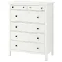 IKEA HEMNES ХЕМНЭС, комод с 6 ящиками, белая морилка, 108x131 см 602.392.73 фото