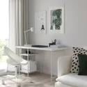 IKEA LAGKAPTEN ЛАГКАПТЕН / SPÄND СПЭНД, письменный стол, белый, 120x60 см 095.636.08 фото thumb №5