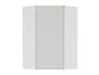 BRW Угловой верхний кухонный шкаф Sole 60 см левый светло-серый глянец, альпийский белый/светло-серый глянец FH_GNWU_60/95_L-BAL/XRAL7047 фото