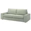 IKEA KIVIK КІВІК, 3-місний диван, Гарматний світло-зелений 094.847.67 фото thumb №1