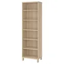 IKEA BESTÅ БЕСТО, шкаф, белый крашеный дуб, 60x40x202 см 592.850.01 фото thumb №1