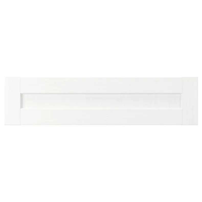 IKEA ENKÖPING ЕНКЕПІНГ, фронтальна панель шухляди, імітація білого дерева, 80x20 см 105.057.83 фото №1