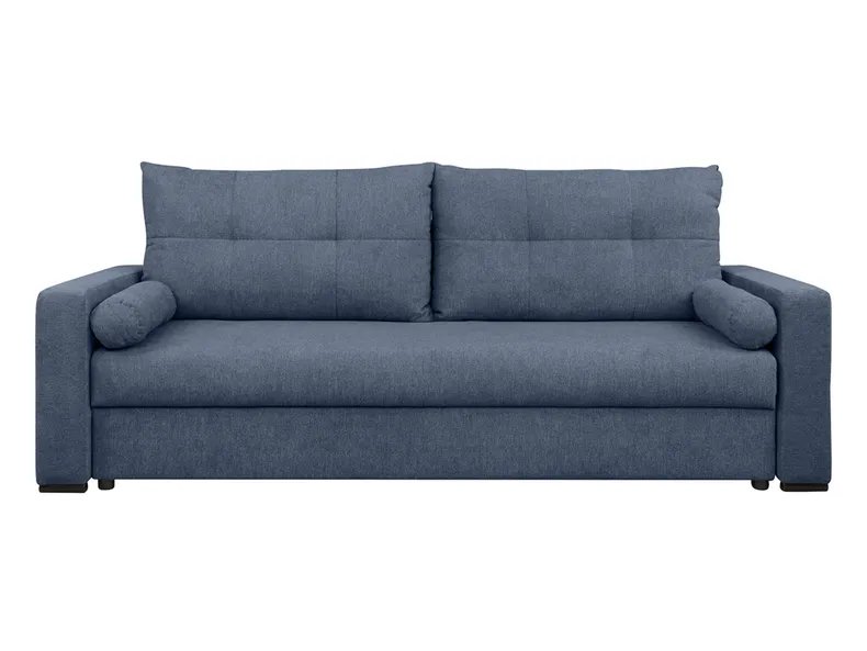 BRW тримісний диван Mona розкладний з велюровим ящиком темно-синій, Aston New 26 Navy SO3-MONA-LX_3DL-G2_BA3BAC фото №1