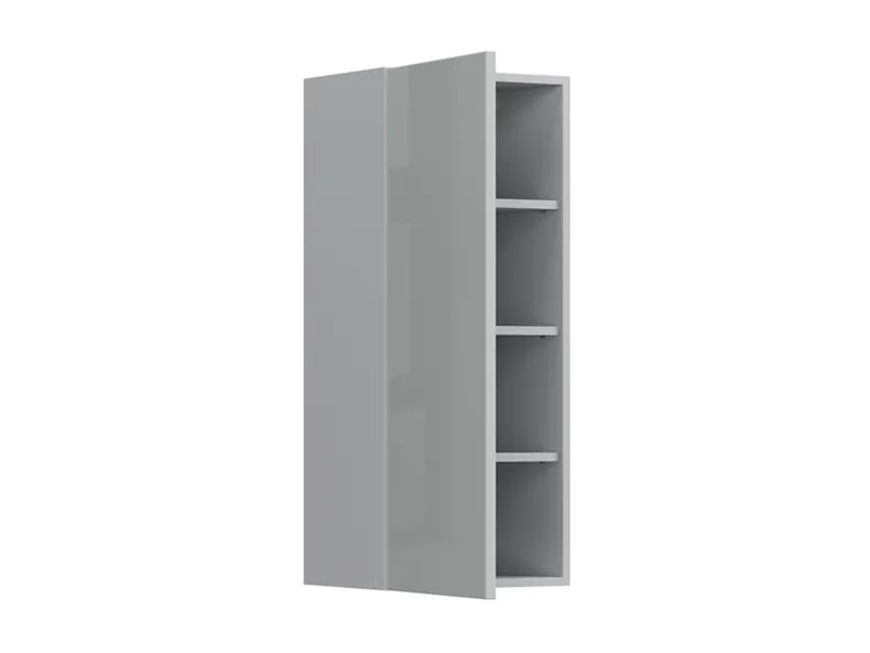 Кухонный шкаф BRW Top Line 40 см левый серый глянец, серый гранола/серый глянец TV_G_40/95_L-SZG/SP фото №3