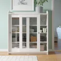 IKEA HAUGA ХАУГА, шкаф-витрина, белый, 105x116 см 304.150.55 фото thumb №5