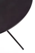 Круглый стол обеденный HALMAR FONDI черный фото thumb №5