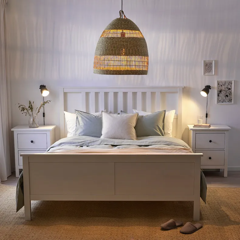 IKEA TORARED ТОРАРАРЕД, абажур підвісного світильника, осока/ручна робота, 55 см 904.567.26 фото №3