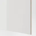 IKEA PAX ПАКС / HOKKSUND ХОККСУНД, гардероб, комбінація, білий / глянцевий світло-сірий, 200x66x236 см 094.333.01 фото thumb №4