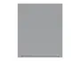 BRW Кухонный верхний шкаф Iris 60 см со сливом правый ferro, гренола серый/ферро FB_GC_60/72_P-SZG/FER фото