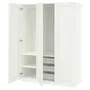 IKEA PAX ПАКС / GULLABERG ГУЛЛАБЕРГ, гардероб, комбинация, белый/белый, 150x60x201 см 995.615.58 фото