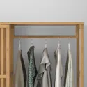 IKEA NORDKISA НОРДКИЗА, открытый гардероб / раздвижная дверь, бамбук, 120x186 см 004.394.68 фото thumb №7