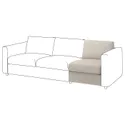 IKEA VIMLE ВИМЛЕ, чехол 1-местной секции, Бежевый с пушком 804.958.08 фото thumb №2