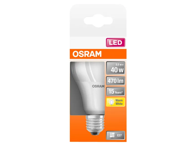 BRW Osram, Светодиодная лампа E27 5,5 Вт 075986 фото №3