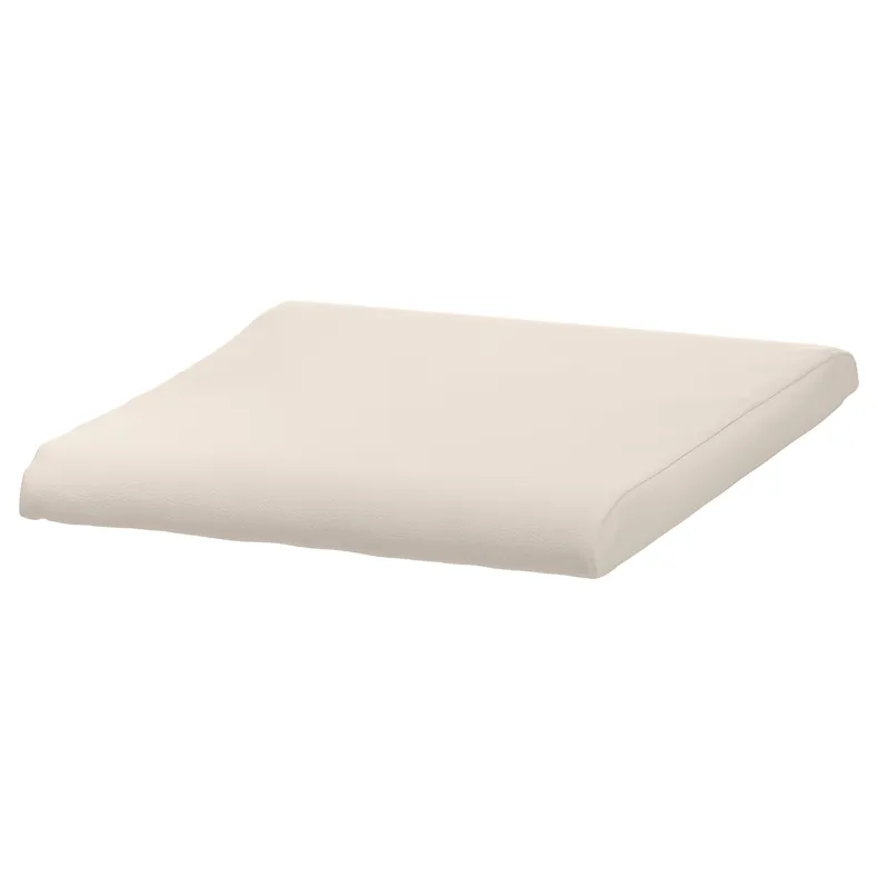 IKEA POÄNG ПОЭНГ, подушка-сиденье на табурет для ног, Глосе белый с оттенком 301.058.97 фото №1
