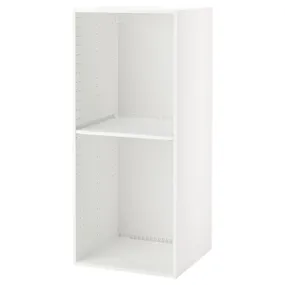IKEA METOD МЕТОД, каркас вис шафи д / холодильника / дух, білий, 60x60x140 см 203.854.74 фото