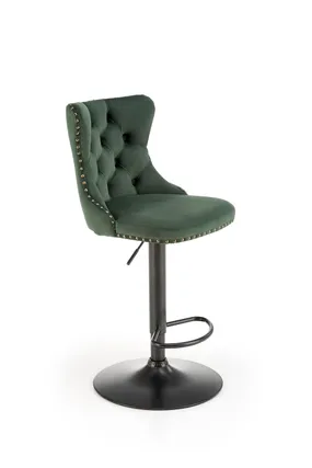 Барний стілець HALMAR H117 темно-зелений фото