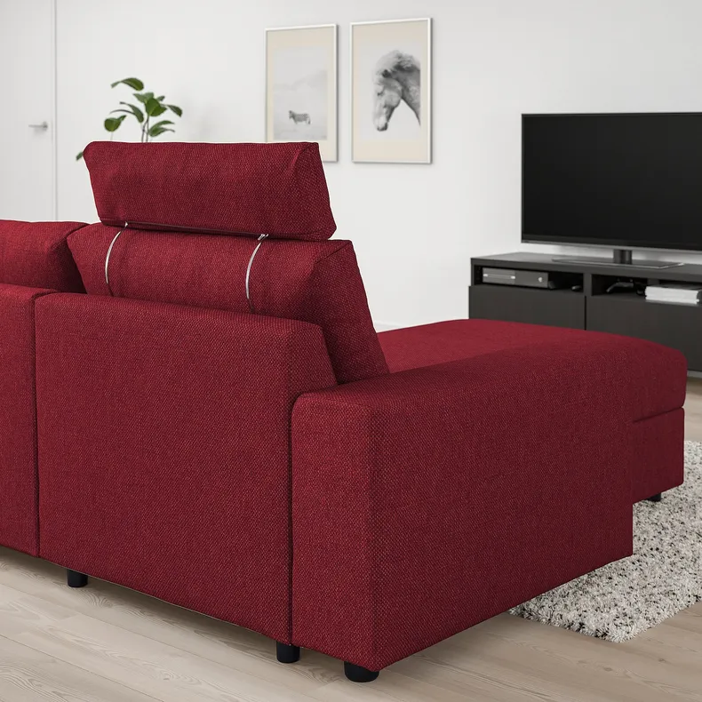 IKEA VIMLE ВІМЛЕ, 3-місний диван із кушеткою 994.328.11 фото №2