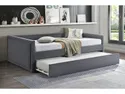Ліжко односпальне SIGNAL Elmo 120x200 см, сірий фото thumb №2