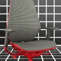IKEA STYRSPEL СТЮРСПЕЛЬ, геймерське крісло, сірий/червоний 605.260.85 фото thumb №2