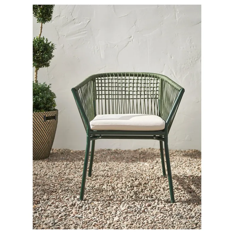 IKEA SEGERÖN СЕГЕРЁН, садовое кресло, тёмно-зелёный 105.147.54 фото №8