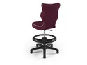 BRW Дитячий стілець з підставкою для ніг фіолетовий, розмір 4 OBR_PETIT_CZARNY_ROZM.4_WK+P_VISTO_7 фото thumb №3