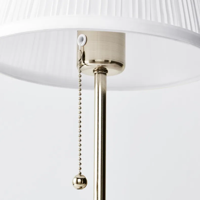 IKEA ÅRSTID ОРСТІД, настільна лампа, нікельований/білий 702.806.34 фото №6