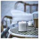 IKEA JÄMLIK ЭМЛИК, ароматическая свеча в стакане, ваниль / светло-бежевый, 40 часов. 705.021.78 фото thumb №3