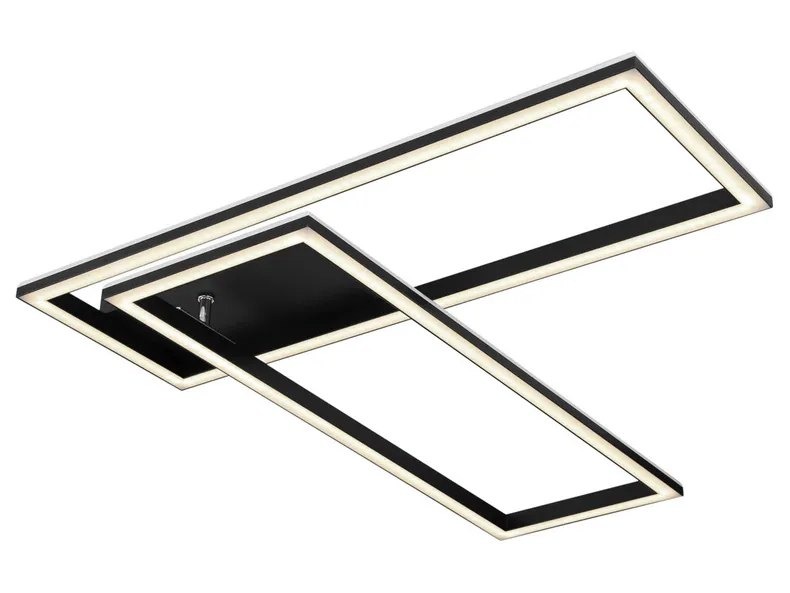 BRW Jepp LED 2-позиционный металлический потолочный светильник черный 091507 фото №9