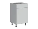 BRW Базовый шкаф Top Line для кухни 50 см правый с ящиком soft-close светло-серый матовый, греноловый серый/светло-серый матовый TV_D1S_50/82_P/STB-SZG/BRW0014 фото thumb №2