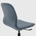 IKEA LÅNGFJÄLL ЛОНГФЬЄЛЛЬ, крісло для конференцій, ГУННАРЕД синій / чорний 191.775.79 фото thumb №3