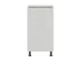BRW Базовый шкаф для кухни Sole 45 см левый светло-серый глянец, альпийский белый/светло-серый глянец FH_D_45/82_L-BAL/XRAL7047 фото
