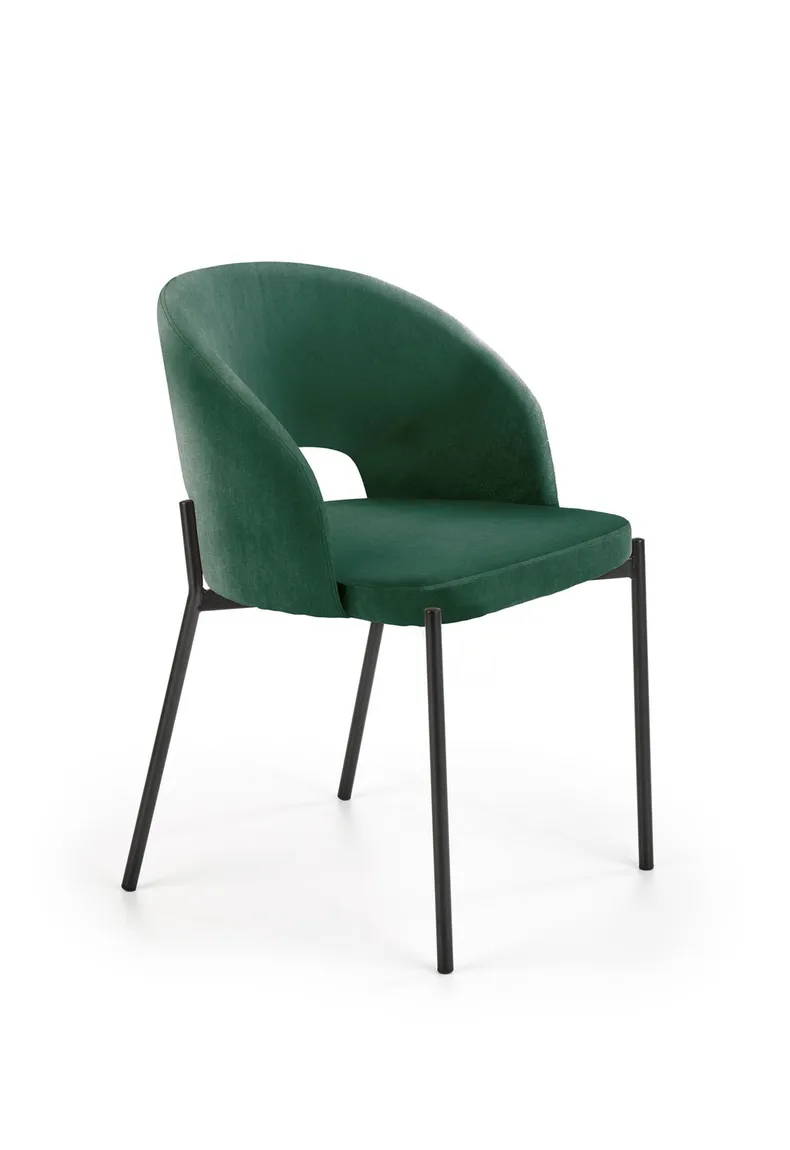 Кухонний стілець HALMAR K455 темно-зелений фото №3