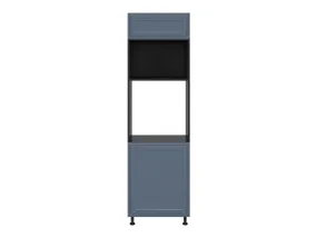 BRW Кухонный шкаф для встроенного духового шкафа Verdi высотой 60 см левый мистик матовый, черный/матовый FL_DPS_60/207_L/O-CA/MIM фото