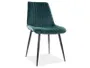 Кухонный стул SIGNAL KIM Velvet, Bluvel 78 - зеленый фото