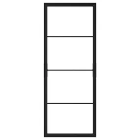 IKEA SKYTTA СКЮТТА, рама розсувних дверцят, чорний, 77x196 см 804.977.27 фото