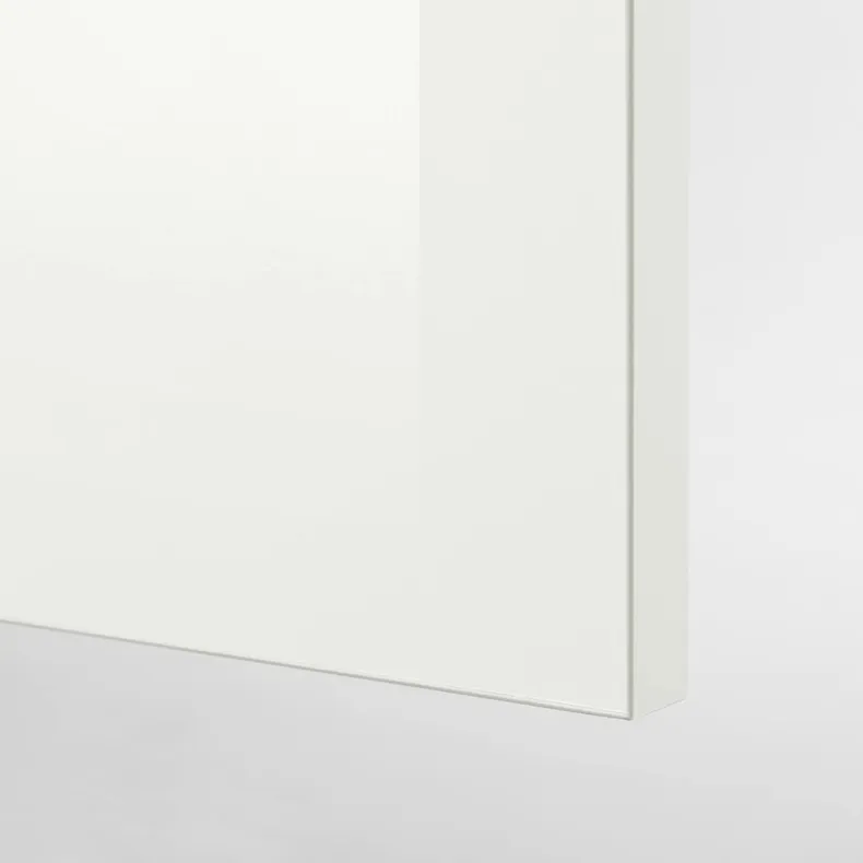 IKEA KNOXHULT КНОКСХУЛЬТ, навісна шафа з дверцятами, глянцевий білий, 40x75 см 903.268.10 фото №2