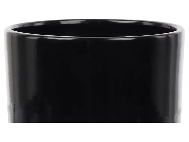BRW тримач для вазонів на ніжках керамічний чорний 091689 фото №2