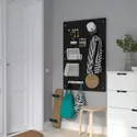 IKEA SKÅDIS СКОДІС, настінна перфорована дошка, чорний, 76x56 см 505.343.78 фото thumb №4