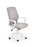 Крісло комп'ютерне офісне обертове HALMAR SPIN 2 сірий / білий фото thumb №1