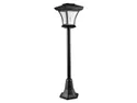BRW Світлодіодна сонячна лампа Tirana в пластиковому корпусі чорного кольору 093250 фото thumb №1
