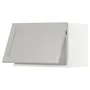 IKEA METOD МЕТОД, горизонтальный навесной шкаф, белый / светло-серый, 60x40 см 793.918.21 фото