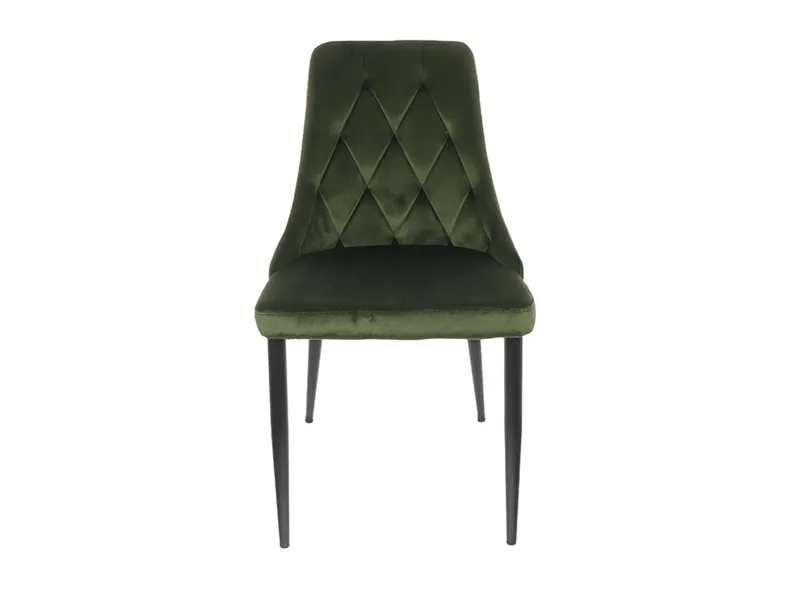 BRW Стул мягкий бархатный BRW ALVAR Velvet: оливковый: оливковый DUBLIN_OLIVE_GREEN_52 фото №2