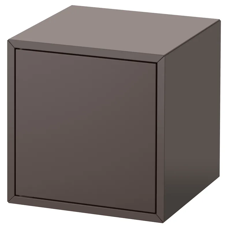 IKEA EKET ЭКЕТ, комбинация настенных шкафов, тёмно-серый, 35x35x35 см 493.076.40 фото №1