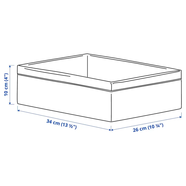 IKEA BAXNA БАКСНА, органайзер, сірий / білий, 26x34x10 см 204.743.66 фото №5