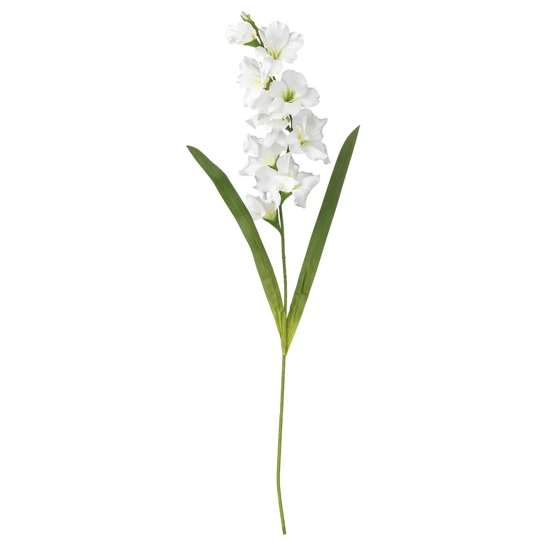 IKEA SMYCKA СМЮККА, штучна квітка, Мечохвости / білі, 100 см 303.335.83 фото №1