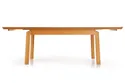 Обеденный стол раскладной HALMAR ROIS 160-250x90 см дуб медовый фото thumb №11